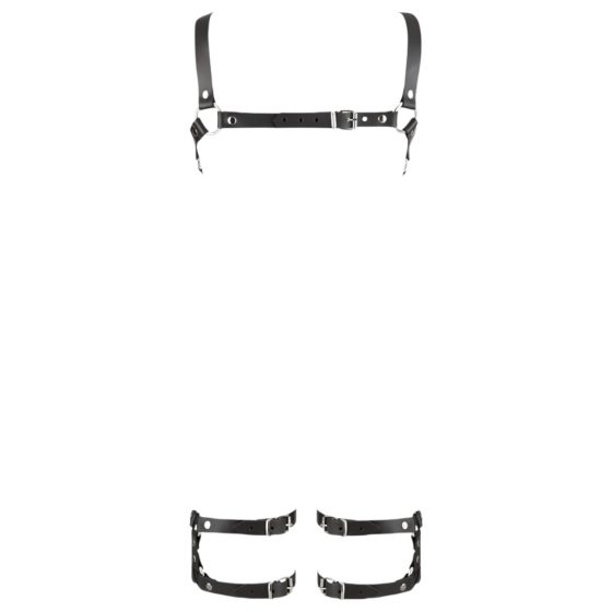 ZADO - Leather Body Harness - Black