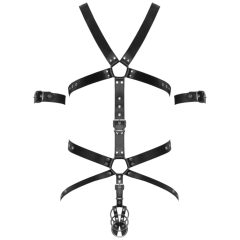 ZADO - Strappy Leather Body Harness - For Men