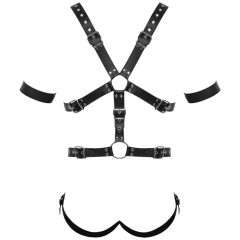 ZADO - Strappy Leather Body Harness - For Men