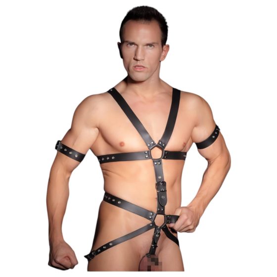 ZADO - Strappy Leather Body Harness - For Men