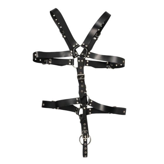 ZADO - Leather Men's Body Harness - Black (S-L)