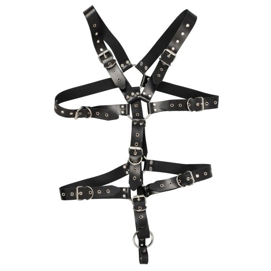 ZADO - Leather Men's Body Harness - Black (S-L)