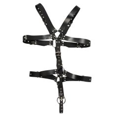 ZADO - Leather Men's Body Harness - Black (S-L)