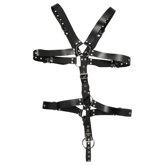 ZADO - Leather Men's Body Harness - Black (S-L)