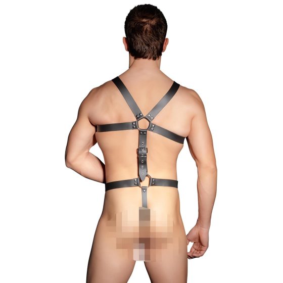 ZADO - Leather Men's Body Harness - Black (S-L)