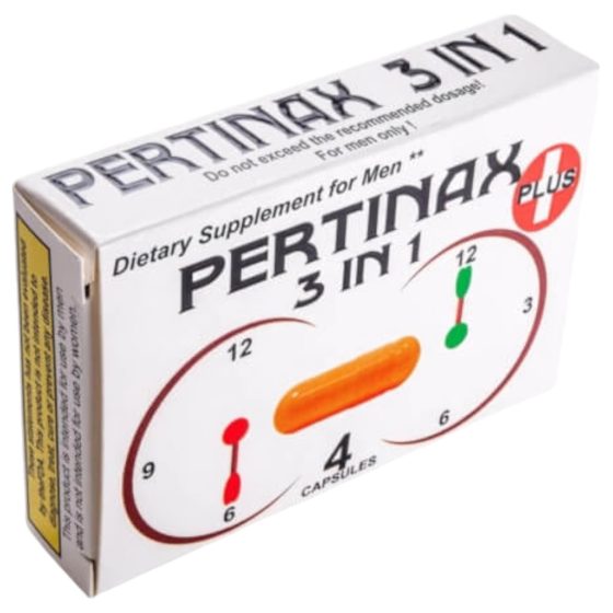 Pertinax 3in1 Plus - Men's Supplement Capsules (4pcs)