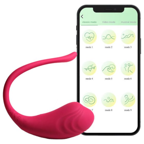 Funny Me - Smart Rechargeable Vibrating Egg (Pink)