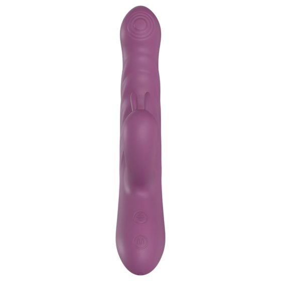 Funny Me Rabbit Bunny - Rechargeable Thrusting Clitoral Vibrator (Purple)