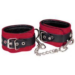 ZADO - Leather Ankle Cuffs (Red)