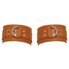 ZADO - Leather Wrist Cuffs (Brown)