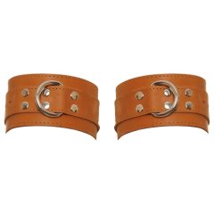 ZADO - Leather Wrist Cuffs (Brown)