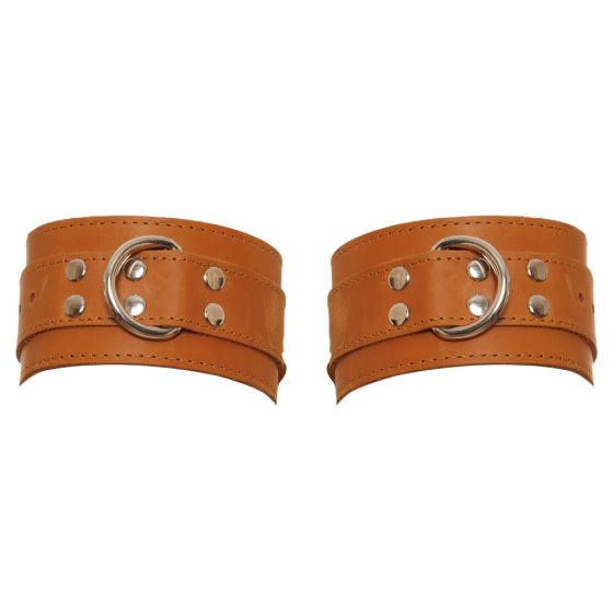 ZADO - Leather Wrist Cuffs (Brown)