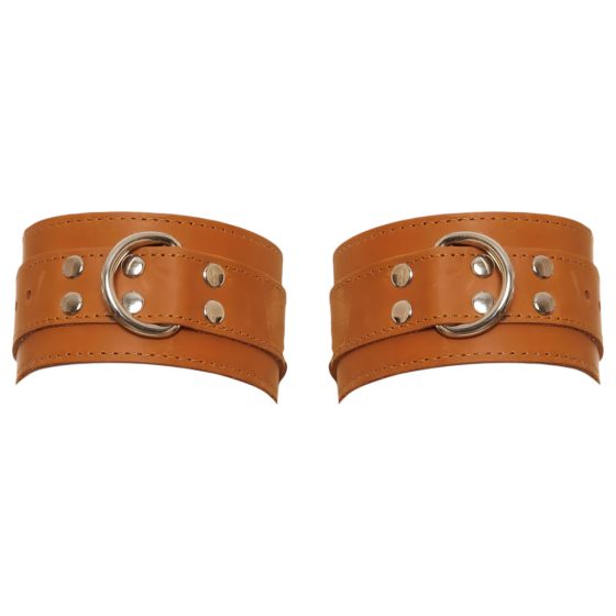 ZADO - Leather Wrist Cuffs (Brown)