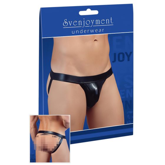 Shiny Minimal Briefs for Men (Black)