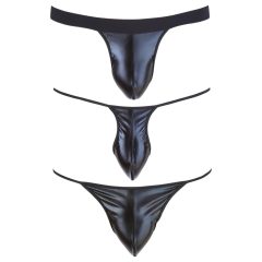 Svenjoyment - Men's Thong Set - Black (3 pieces) S-L