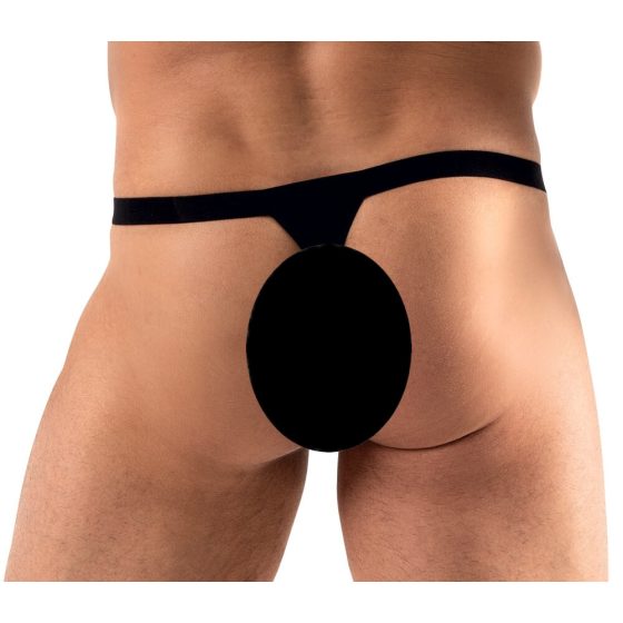 Svenjoyment - men's rhinestone thong (black)