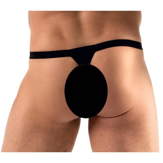 Svenjoyment - Rhinestone Men's Thong (Black)