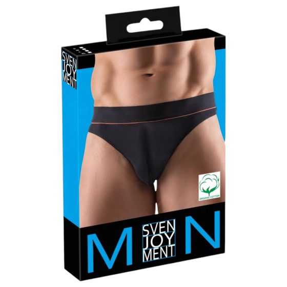 Svenjoyment - Eco-Cotton Comfort Men's Thong (Black)