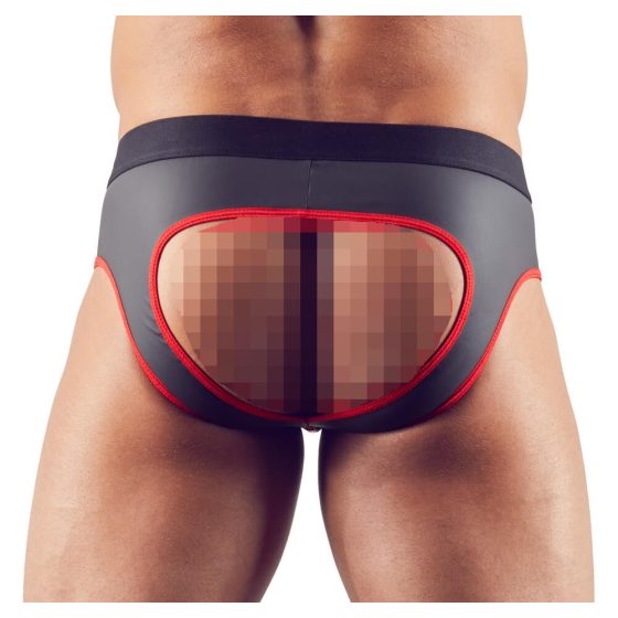 Svenjoyment - Open Jockstrap (Black-Red)