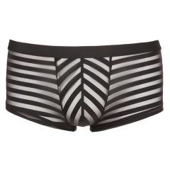 Transparent Striped Boxer Briefs (Black)