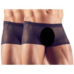 Svenjoyment - Transparent Boxer Set - Black (2 pieces) S-L