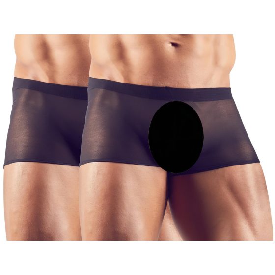 Svenjoyment - Transparent Boxer Set - Black (2 Piece) S-L