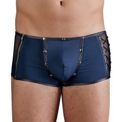 NEK - Black Lace-Up Mesh Panel Boxer (Blue)