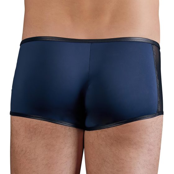 NEK - Black Lace-Up Mesh Panel Boxer (Blue)