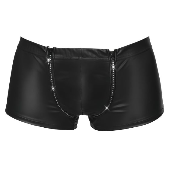 Svenjoyment - rhinestone zipper matte boxer (black)