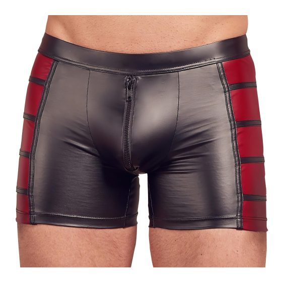 NEK - Red Sided Zipper Boxer (Black)