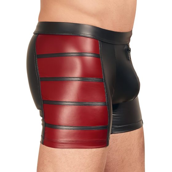 NEK - Red Sided Zipper Boxer (Black)