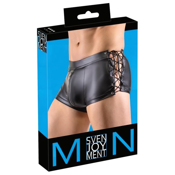 Svenjoyment - Side-Laced Matte Boxer (Black)