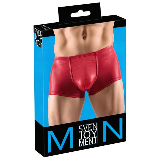 Svenjoyment - Shiny Push-Up Boxer Briefs (Red)