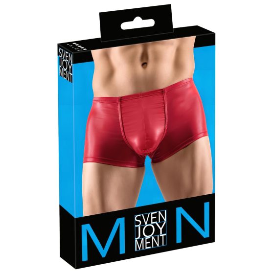 Svenjoyment - Shiny Push-Up Boxer Briefs (Red)