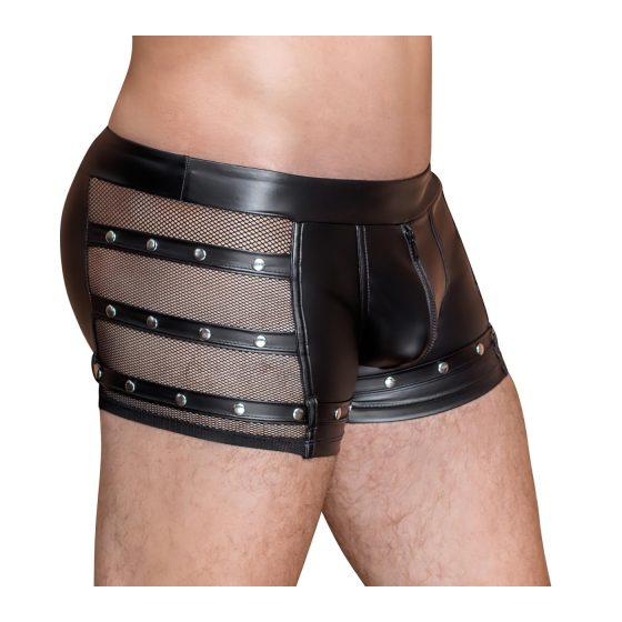 NEK - studded, zippered boxer (black)