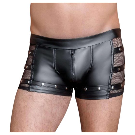 NEK - studded, zippered boxer (black)