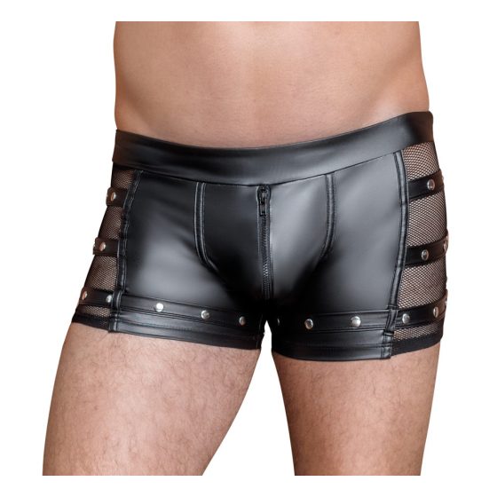 NEK - riveted, zippered boxer (black)