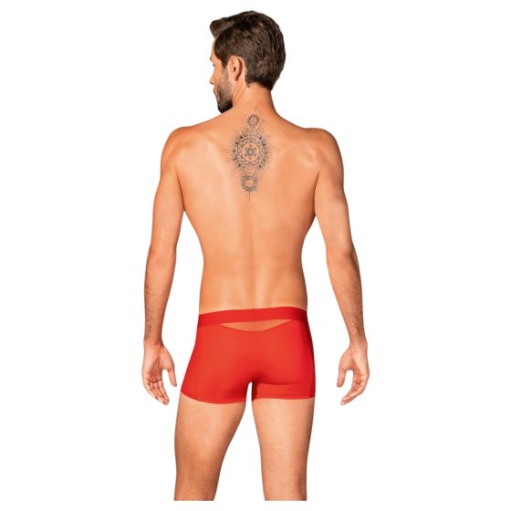 Obsessive - Semi-transparent Side Boxers (Red)