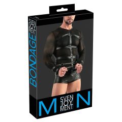   / Svenjoyment - Chest Harness, Long-Sleeve Men's Top (Black)