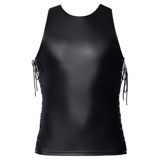 Svenjoyment - Side-Laced Matte Men's Top (Black)