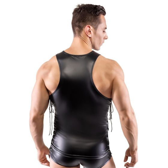 Svenjoyment - Side-Laced Matte Men's Top (Black)