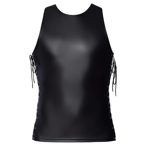 Svenjoyment - Side-Laced Matte Men's Top (Black)