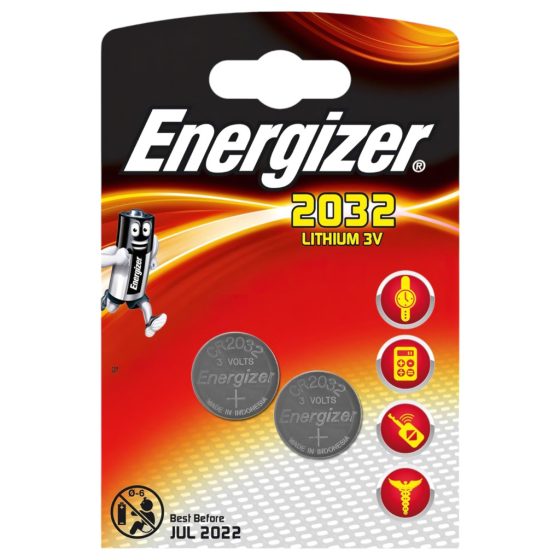 Energizer CR2032 Coin Battery (2-Pack)