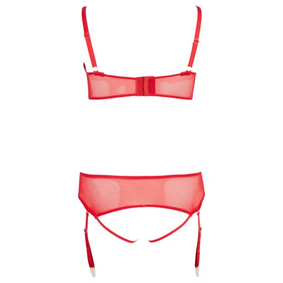 Cottelli Plus Size - Versatile Lingerie Duo (Red)