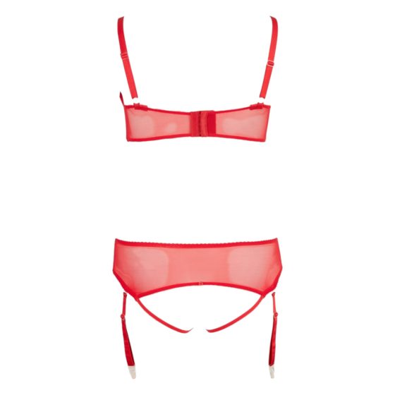 Cottelli Plus Size - Red Versatile Lingerie Set