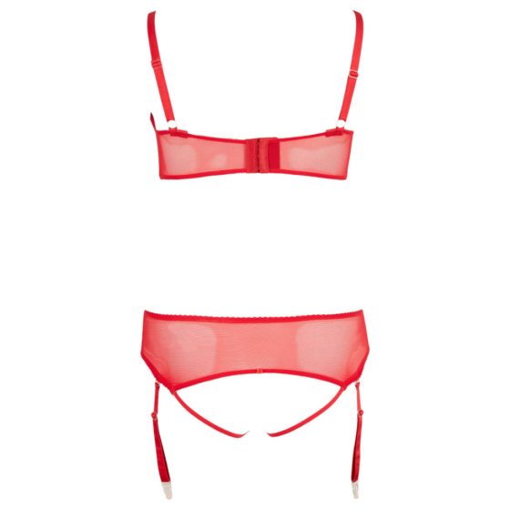 Cottelli Plus Size - Red Versatile Lingerie Set