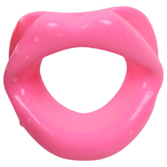 Ida Leather - Open Mouth Gag (Pink)