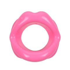 Ida Leather - Open Mouth Gag (Pink)