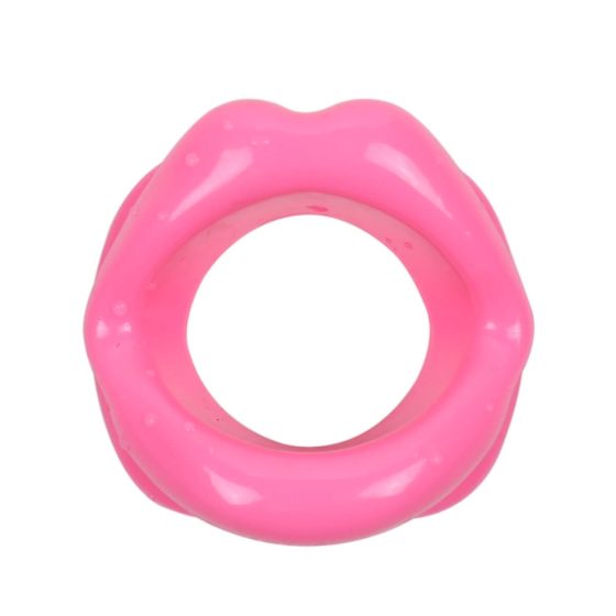 Ida Leather - Open Mouth Gag (Pink)