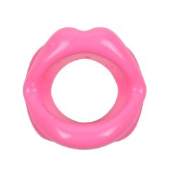 Ida Leather - Open Mouth Gag (Pink)